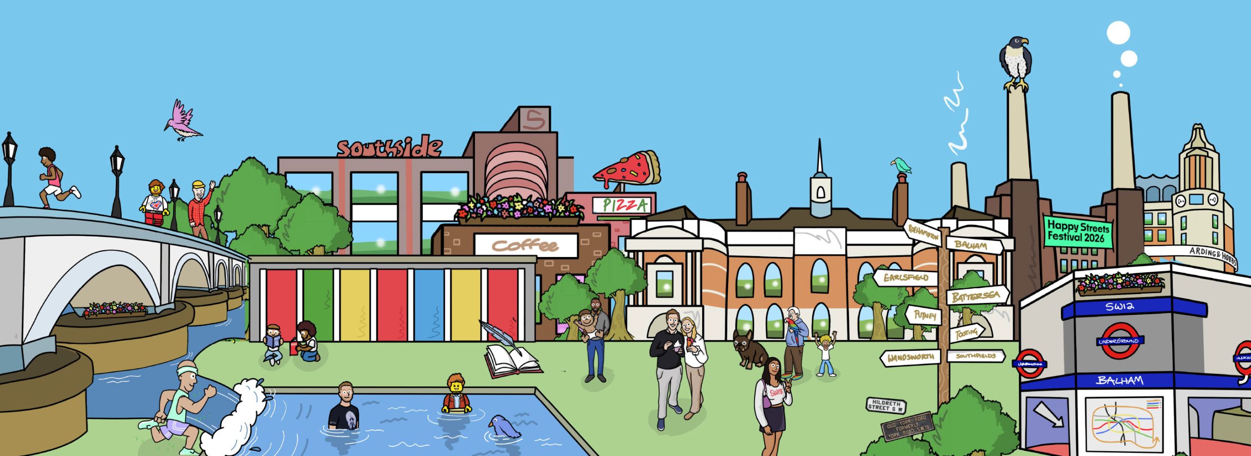 Illustration of Wandsworth High Street